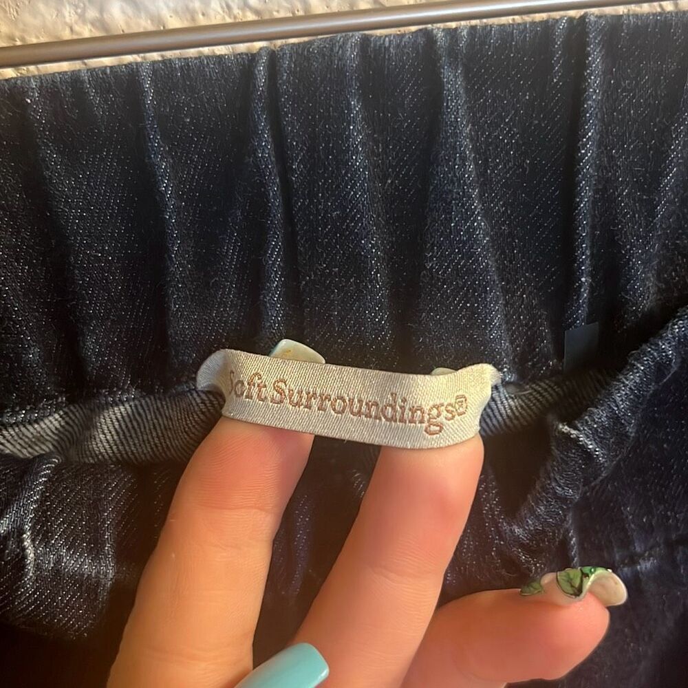 ✨Soft Surroundings Metro Skinny Denim Sz Medium Legging Jeans✨ - Picture 8 of 9